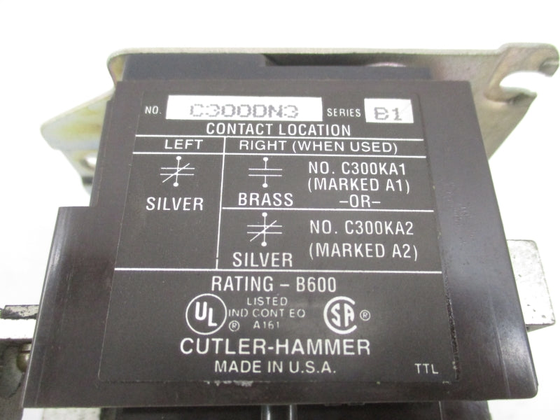 CUTLER-HAMMER C300DN3B SER. B1 50A NSMP