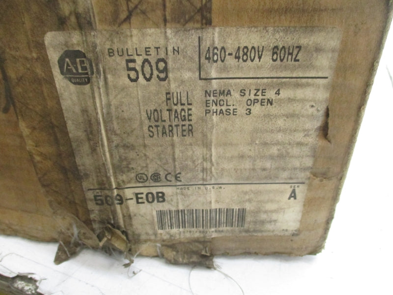 ALLEN BRADLEY 509-EOB SER. A 460-480V 135A (BR/WH) NSMP