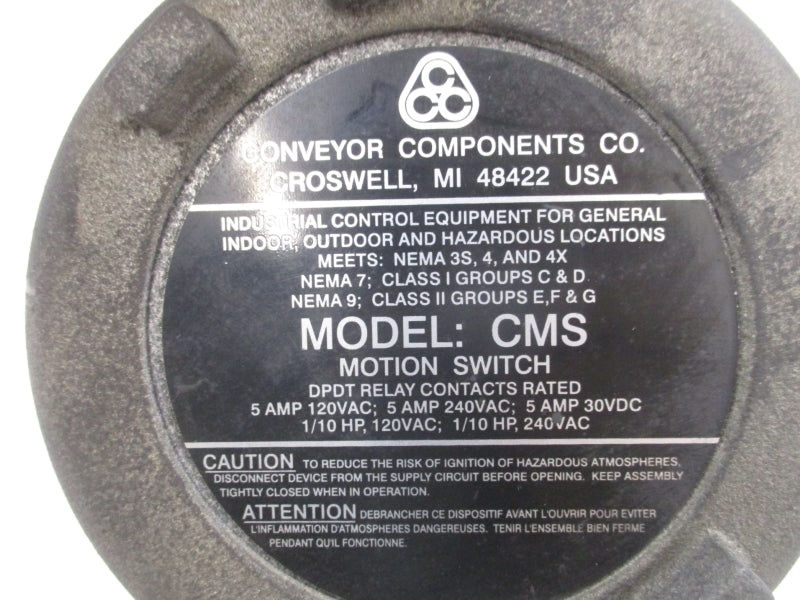 CONVEYOR COMPONENTS CMS 120/240VAC 5A NSNP