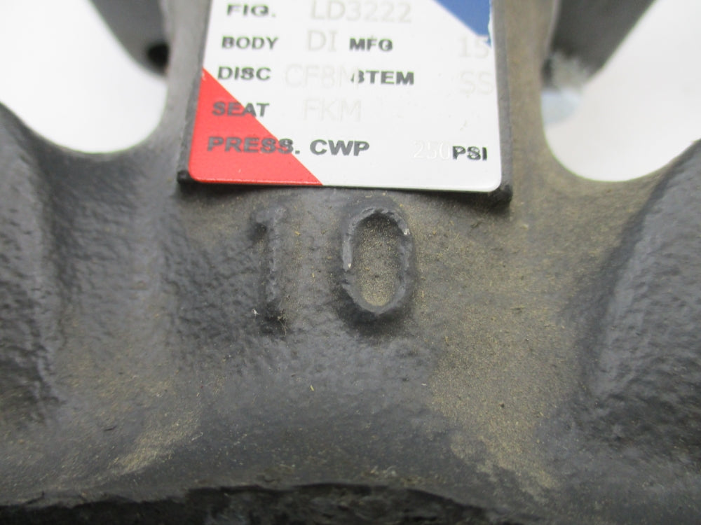 NIBCO LD3222 250PSI 10" NSNP