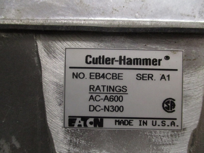 CUTLER HAMMER E84CBE SER. A1 600VAC (AS PICTURED) NSNP