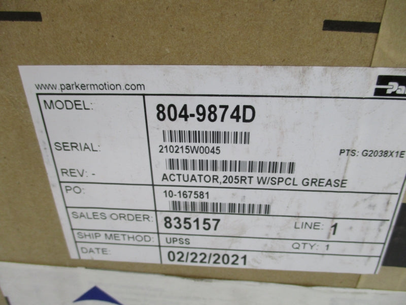 PARKER 804-9874D G2038X1E NSMP