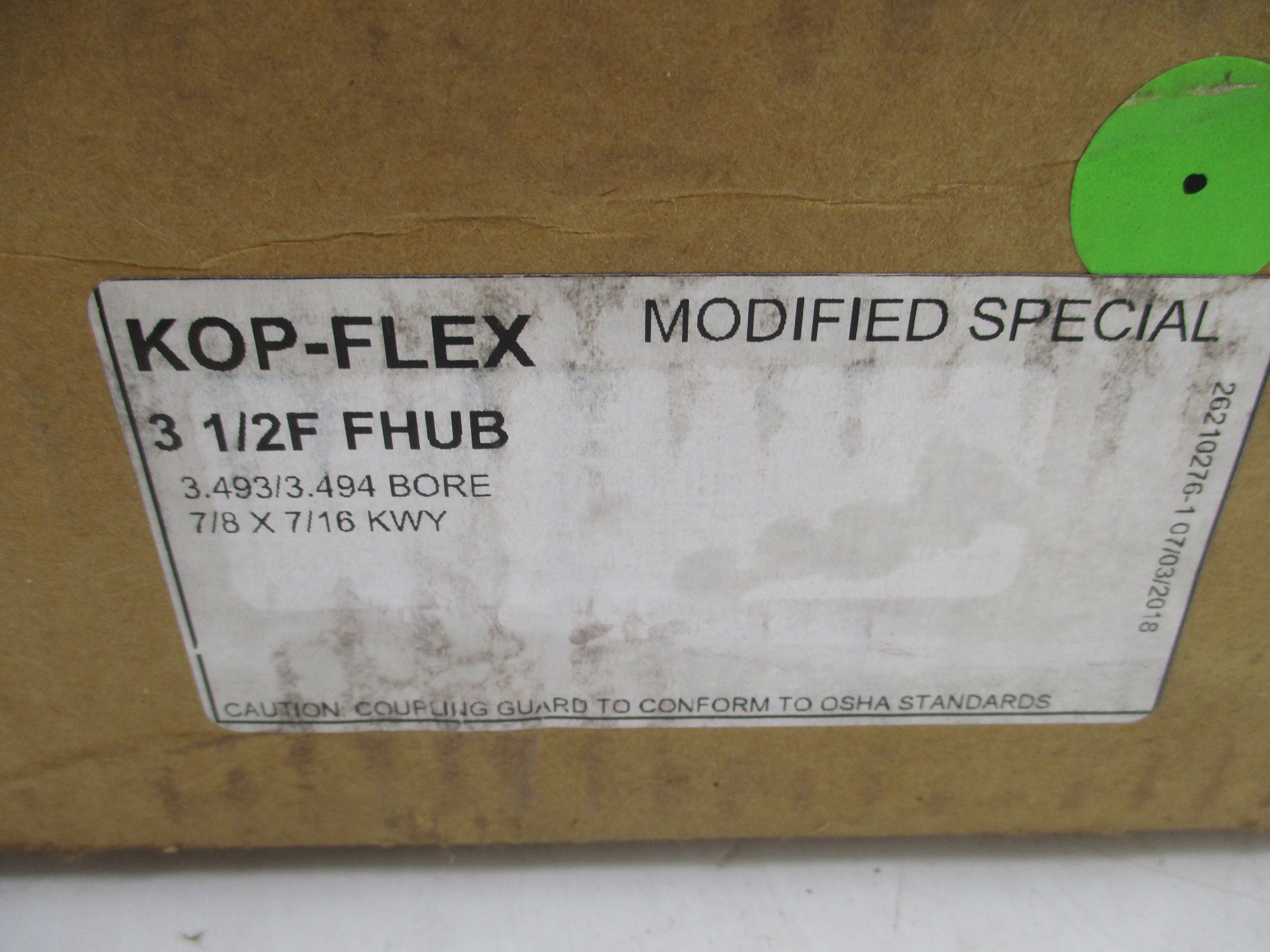 KOP-FLEX 31/2FFHUB NSMP