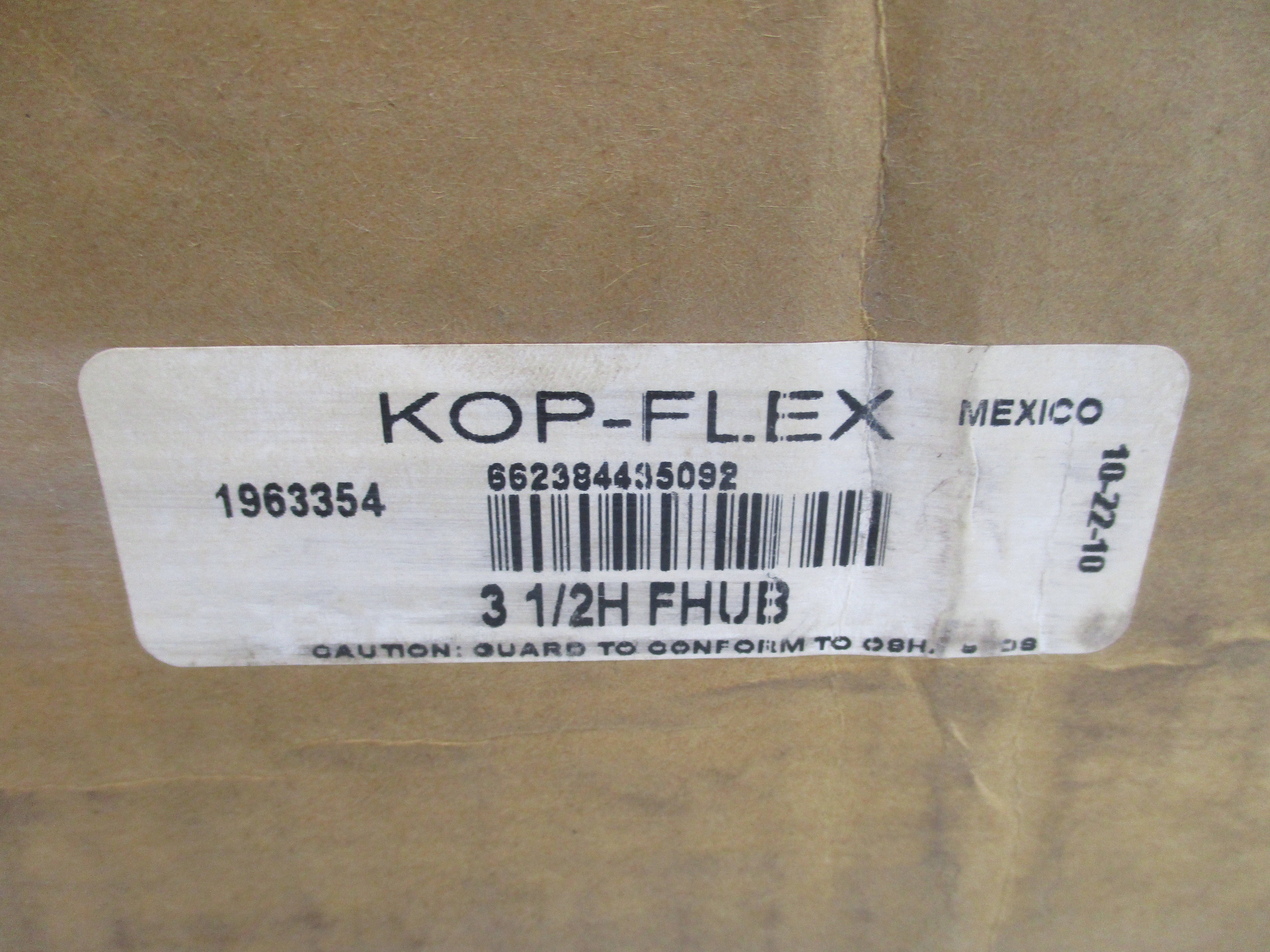KOP-FLEX 1963354 31/2HFHUB SER. H NSMP