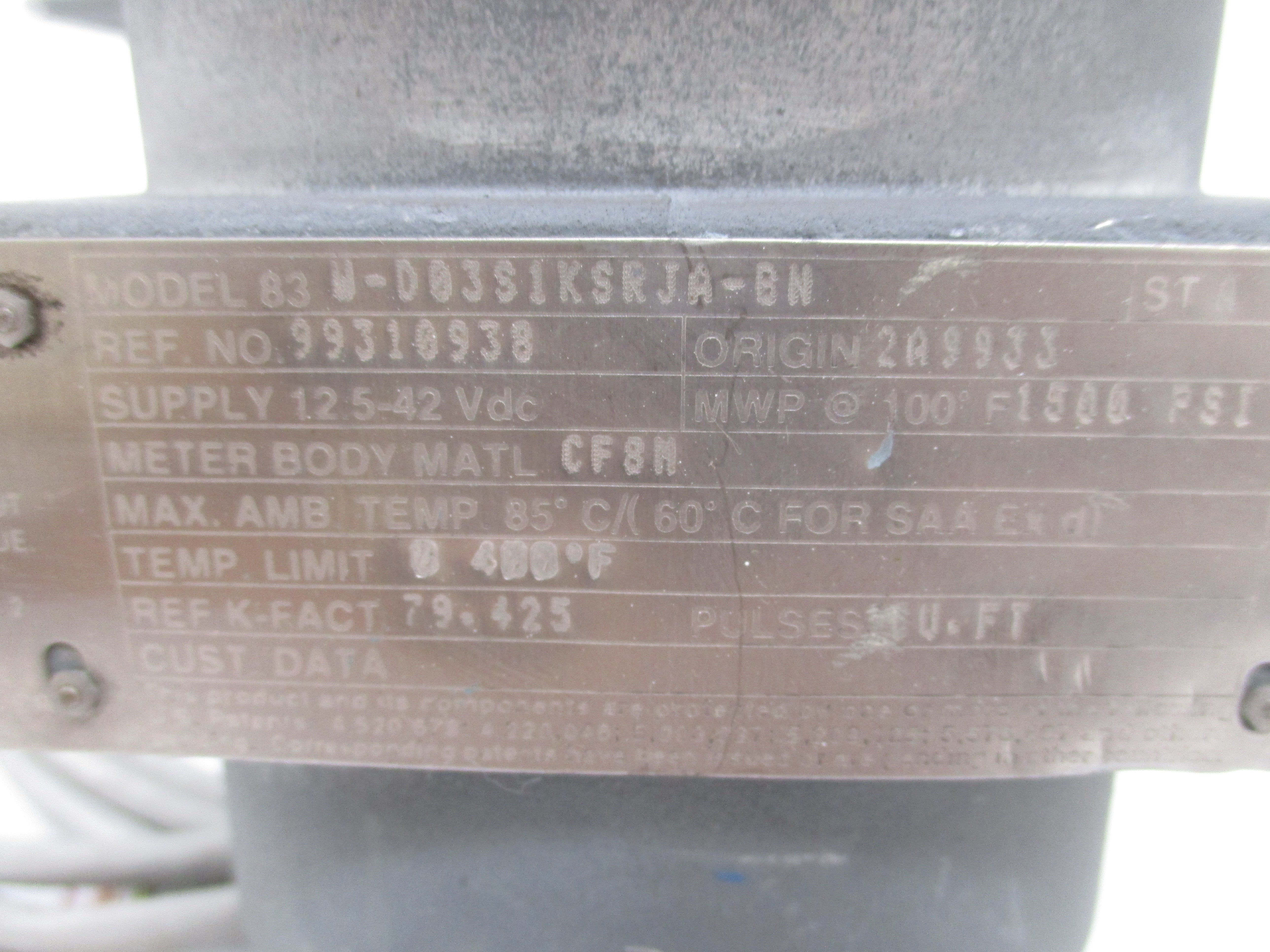 FOXBORO 83W-D03S1KSRJA-BN 12.5-42VDC 1500PSI UNMP