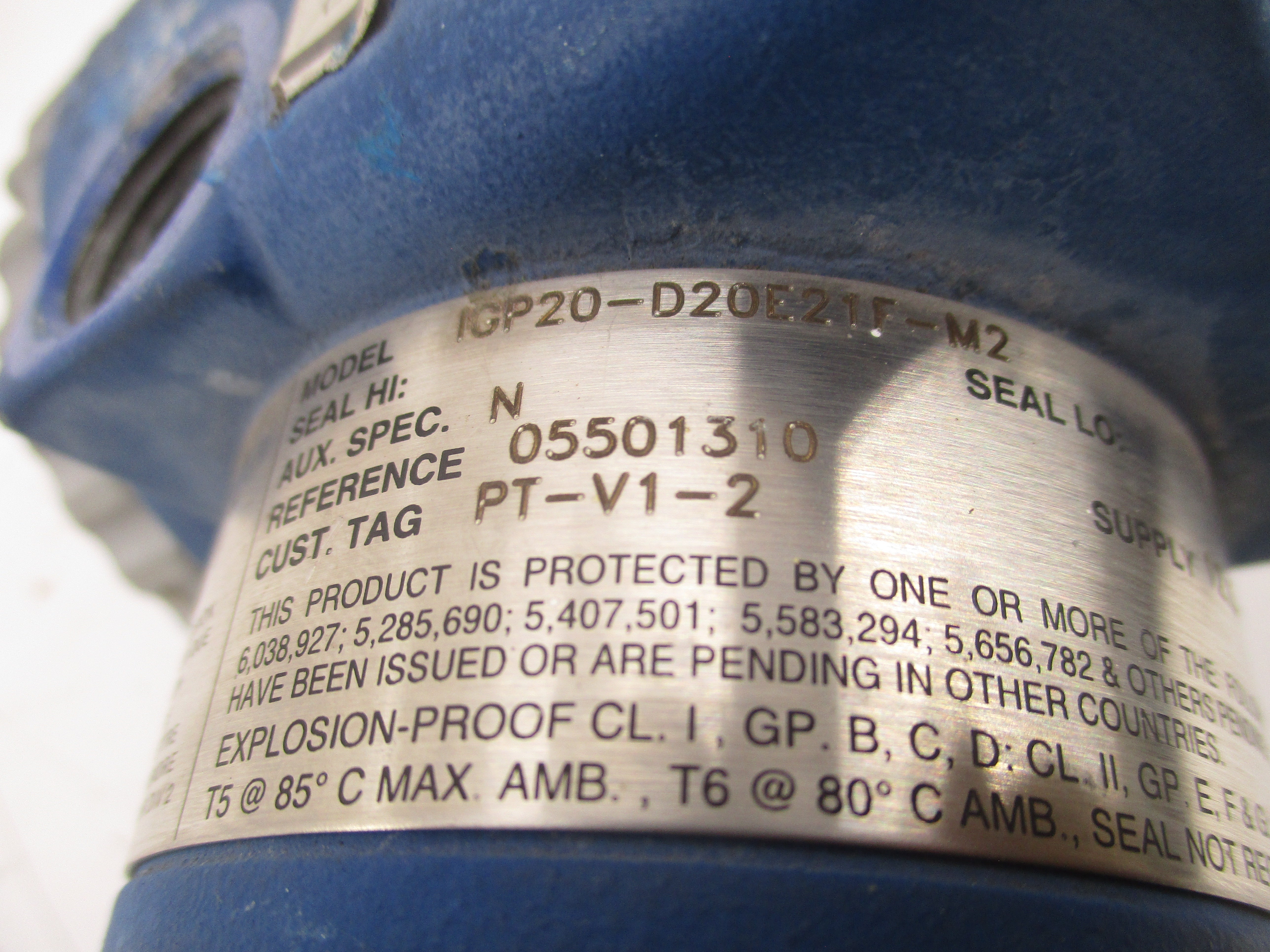 FOXBORO IGP20-D20E21F-M2 12.5-42VDC 0-600PSI UNMP