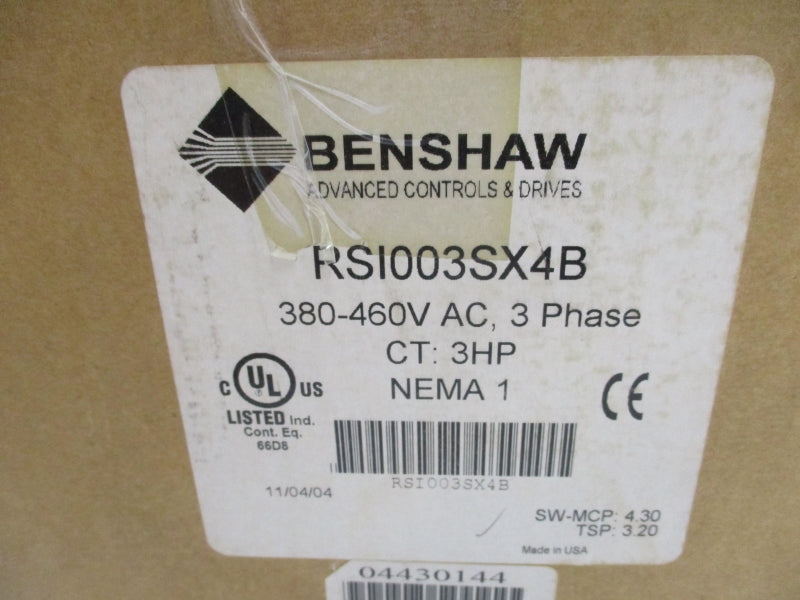 BENSHAW RSI003SX4B 380-460V 7.2/5.6A NSMP