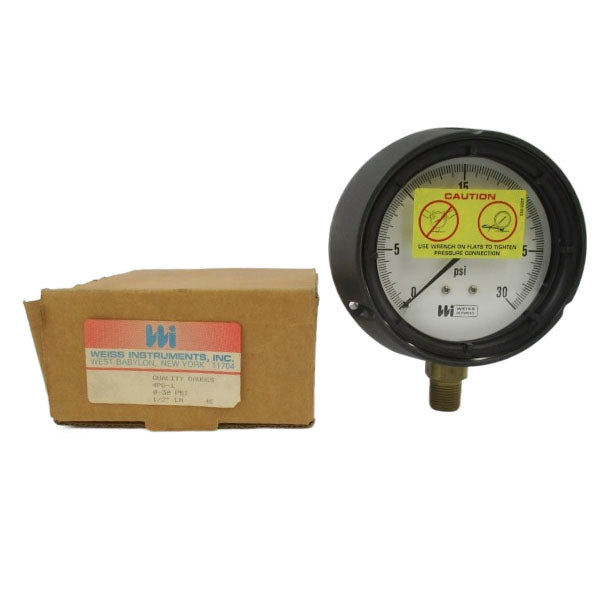 WEISS INSTRUMENTS 4PG-1 0-30PSI 1/2" NSMP