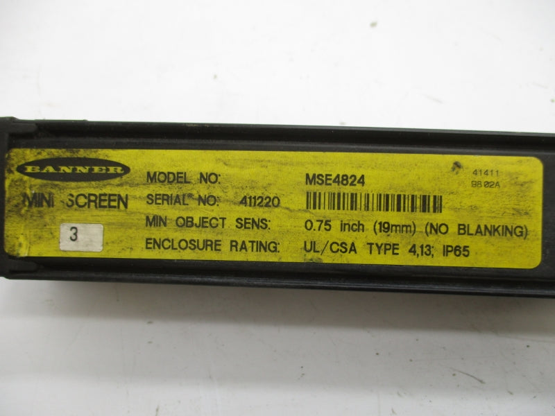BANNER ENGINEERING MSE4824 (AS PICTURED) UNMP