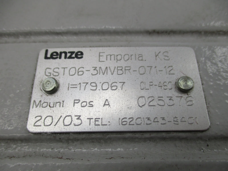 LENZE MDXMA2M071-12 480V 0.82A NSNP