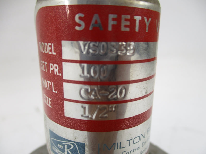 MILTON ROY VS0835 100PSI 1/2" NSNP