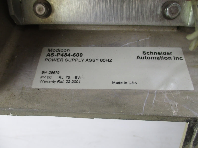 MODICON AS-C484-266 115V UNMP