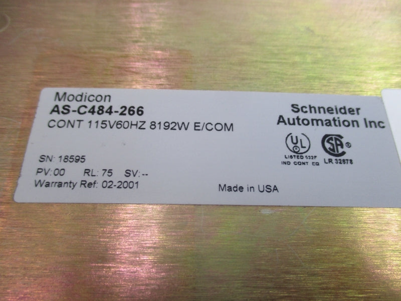 MODICON AS-C484-266 115V UNMP