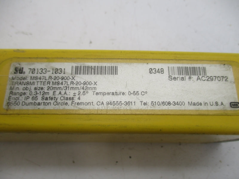 STI 70133-1031 MS47LR-20-900-X NSNP