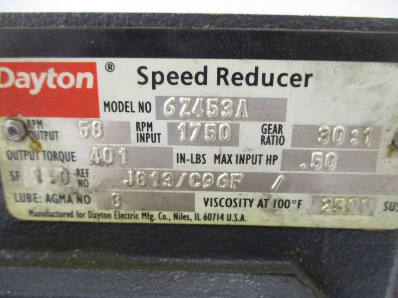 DAYTON 6Z453A UNMP