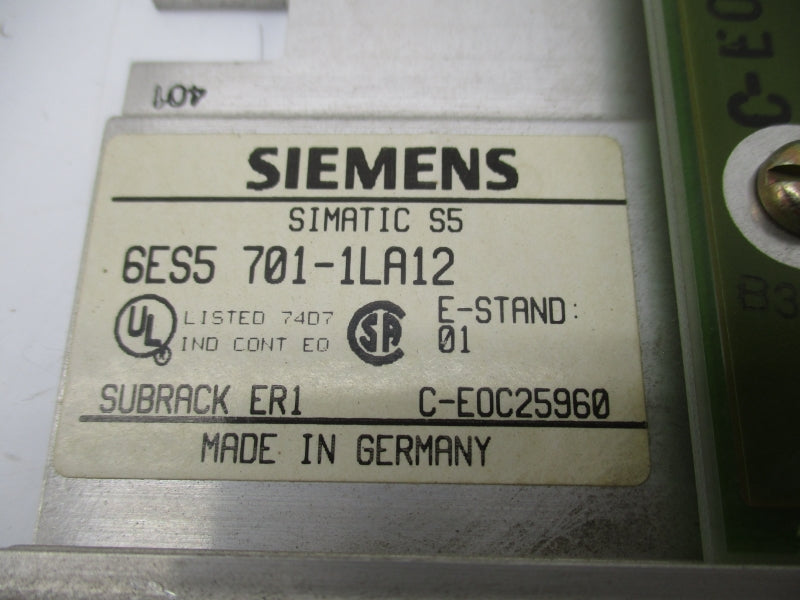 SIEMENS 6ES5701-1LA12 UNMP