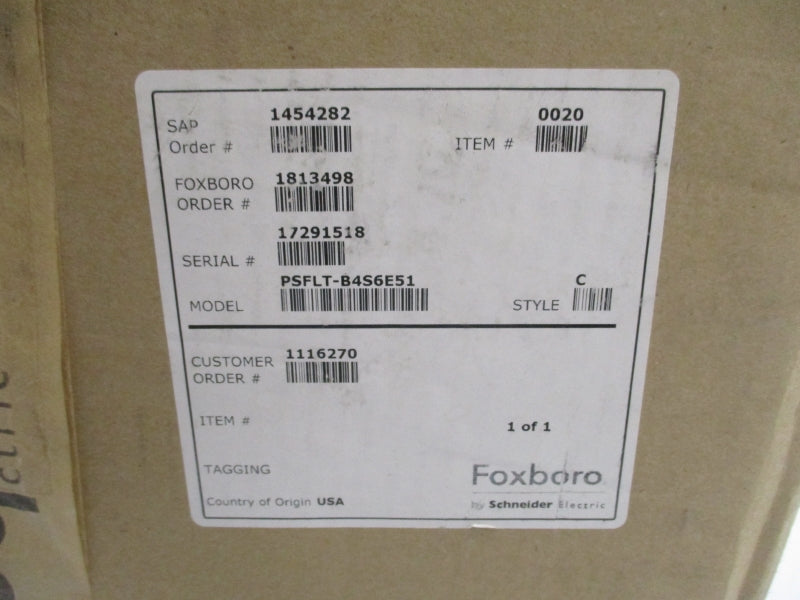 FOXBORO IDP10-TF1C01F 12.5-42VDC NSMP