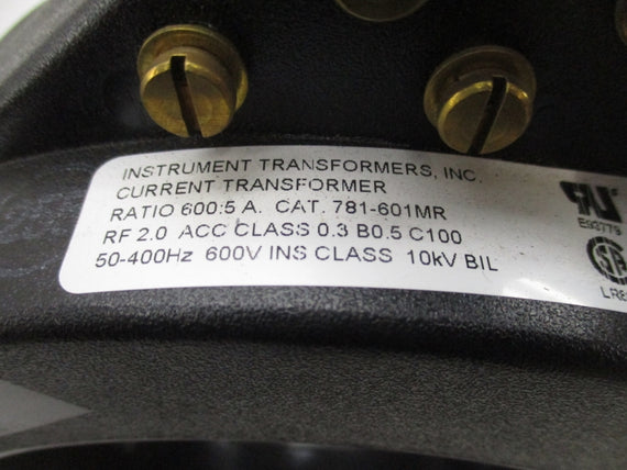 INSTRUMENT TRANSFORMER 781-601MR 600V NSNP