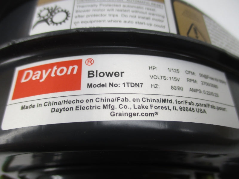 DAYTON 1TDN7 115V 0.22/0.23A NSMP