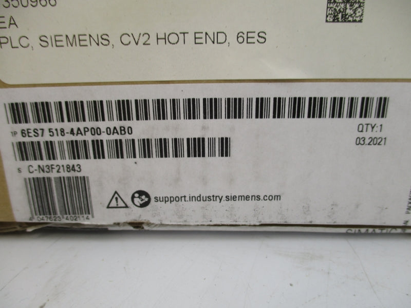 SIEMENS 6ES7518-4AP00-0AB0 24VDC 1.55A NSMP