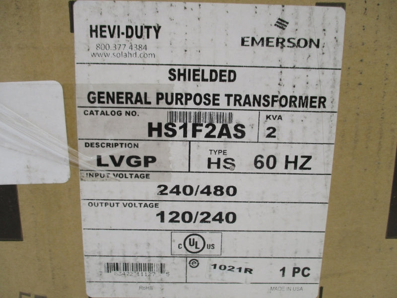 EMERSON HS1F2AS 240/480V NSFS