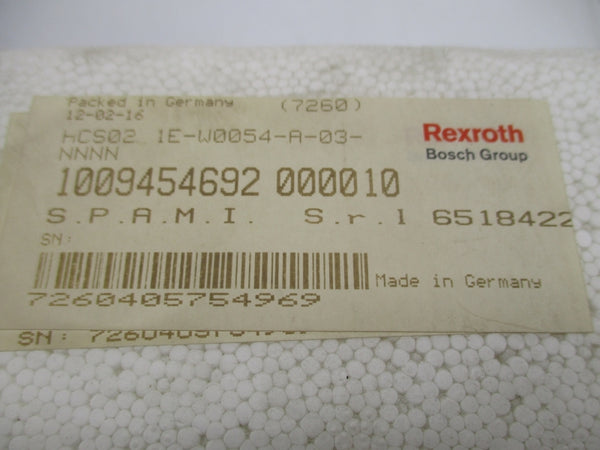 REXROTH HCS02.1E-W0054-A-03-NNNN 500V 20A NSMP