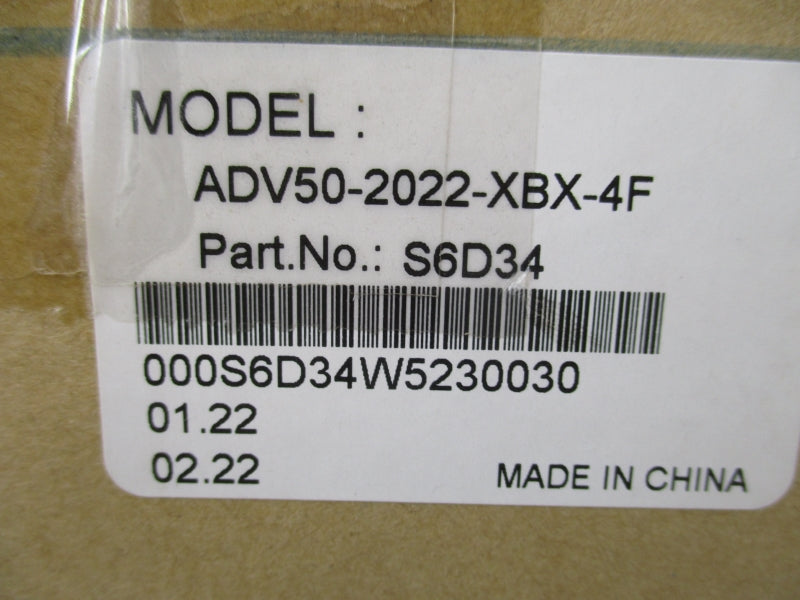 GEFRAN ADV50-2022-XBX-4F S6D34 380-480V 7.1A NSMP