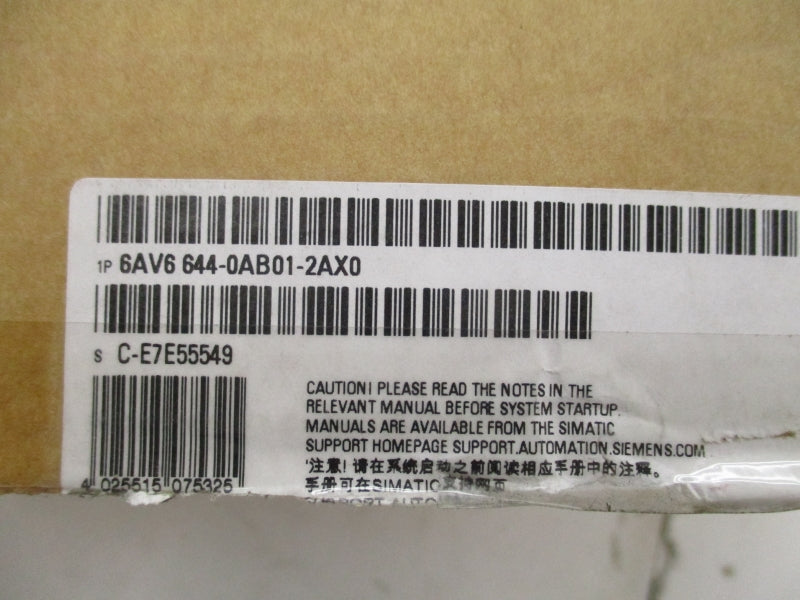 SIEMENS 6AV6644-0AB01-2AX0 24VDC 2.8A NSMP