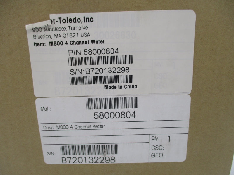 METTLER TOLEDO 58000804 M800 100-240V 2.0A NSMP