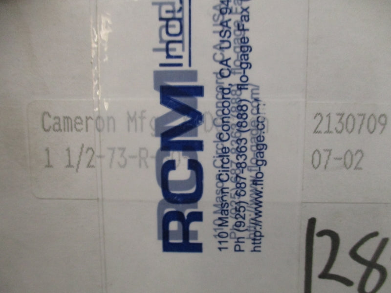 RCM INDUSTRIES 11/2-73-R-60 180PSI NSMP