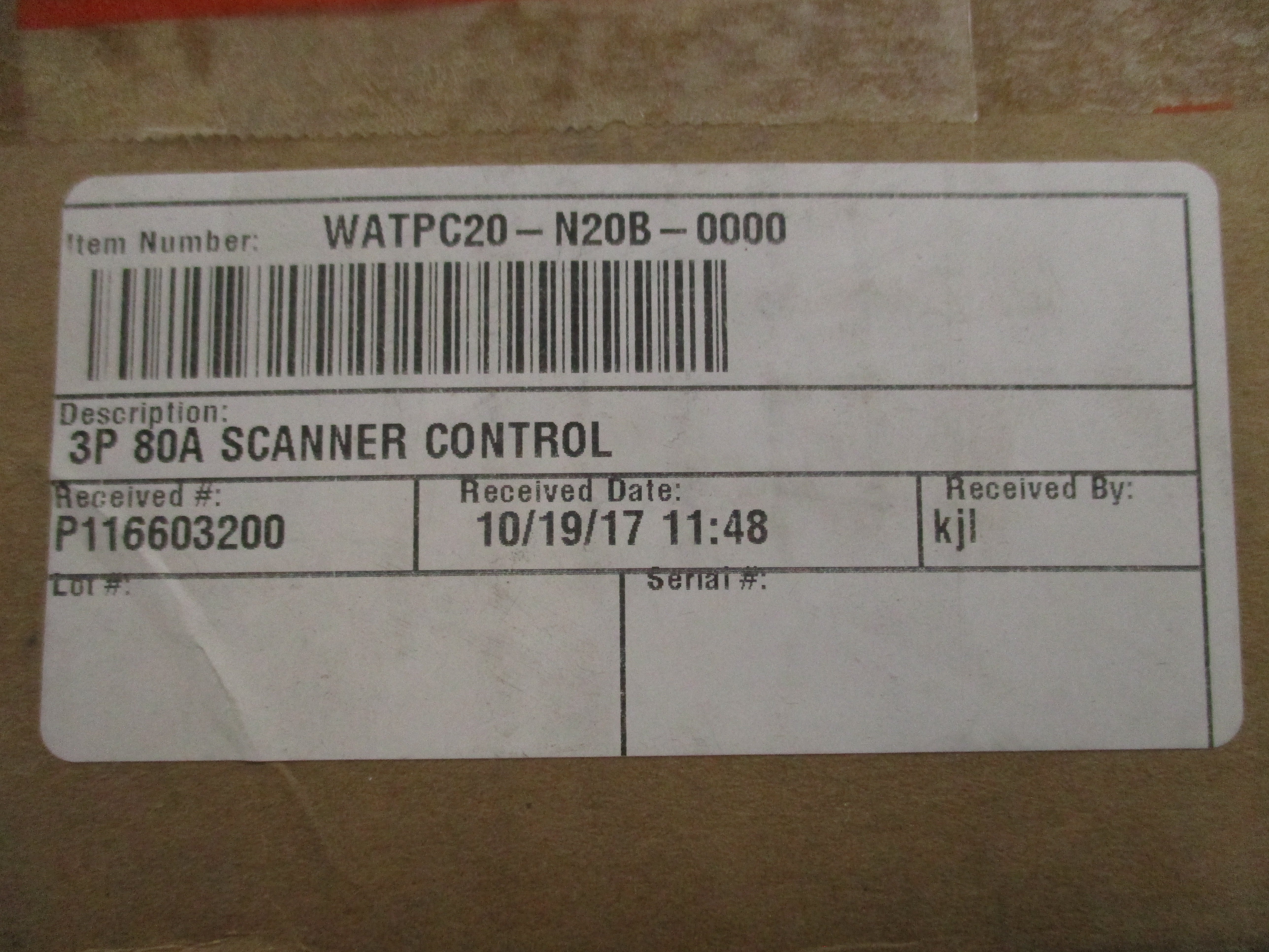 WATLOW PC20-N20B-0000 480VAC 80A NSMP