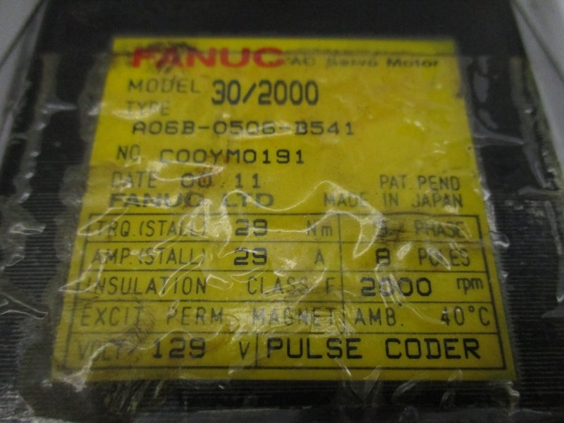FANUC A06B-0506-B541 129V 29A (AS PICTURED) UNMP