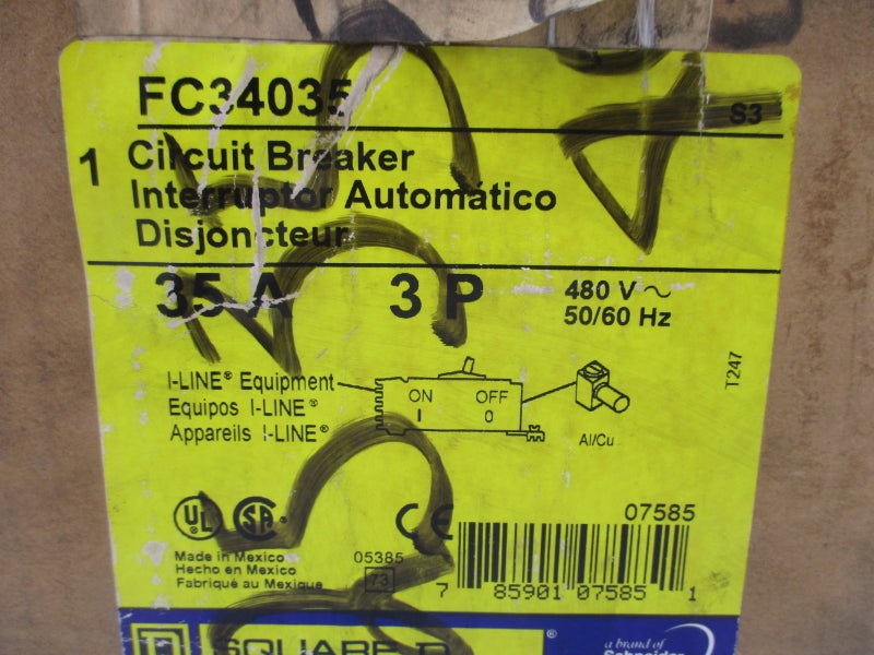 SQUARE D FC34035 480V 35A NSFS