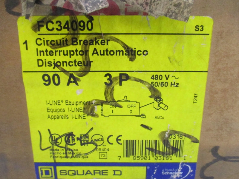 SQUARE D FC34090 480V 90A NSMP