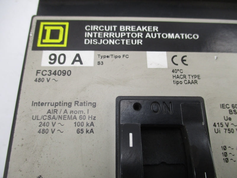 SQUARE D FC34090 480V 90A NSMP