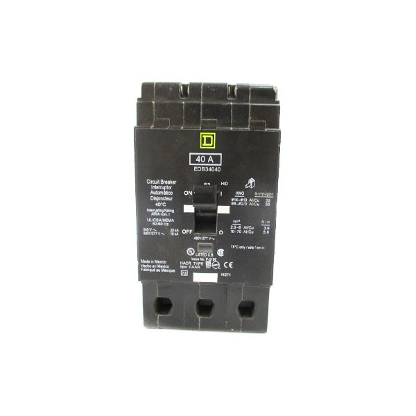 SQUARE D EDB34040 480Y/277V 40A NSNP