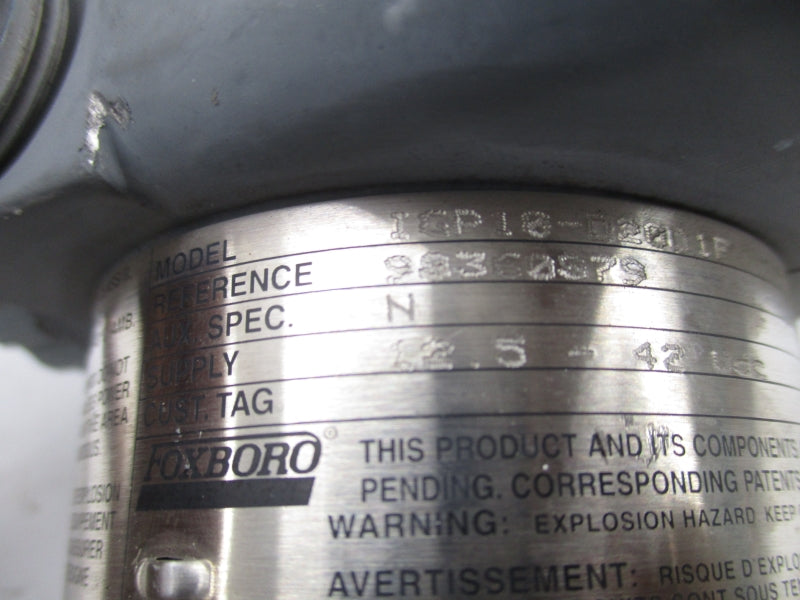 FOXBORO IGP10-D20D1F 12.5-42VDC 300PSI UNMP