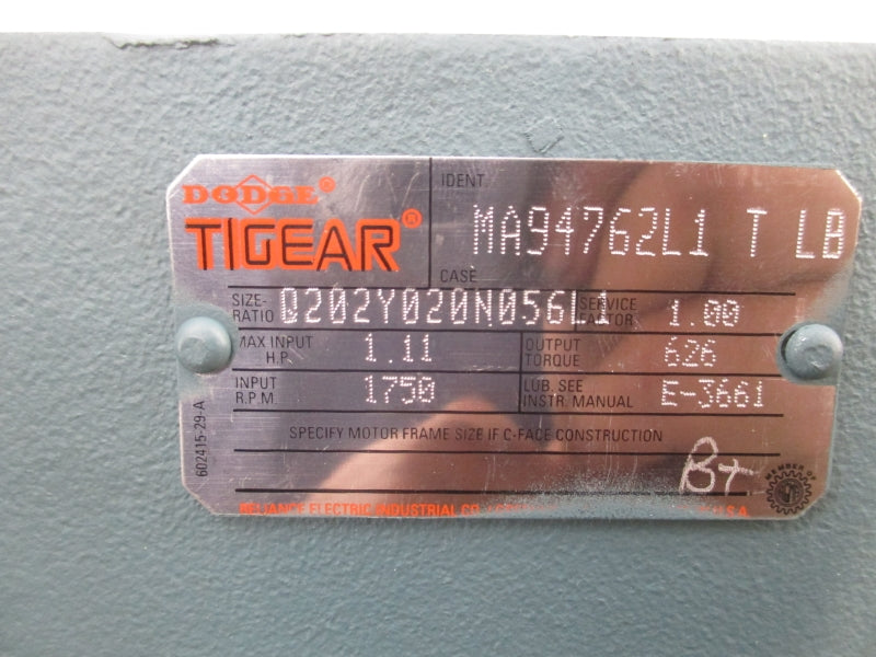 DODGE MA94762L1 Q202Y020N056L1 NSMP