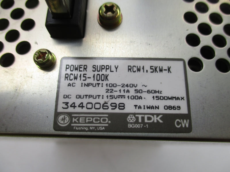 TDK RCW15-100K 100-240V 22-11A NSMP