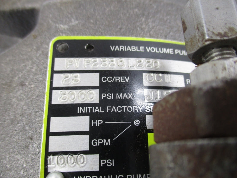 PARKER PVP2330L220 1000-3000PSI NSNP