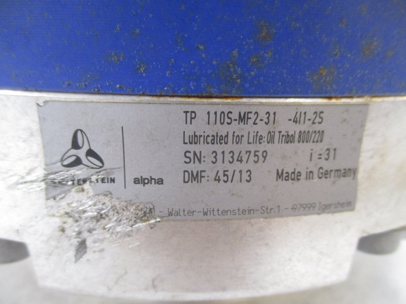 WITTENSTEIN TP110S-MF2-31-4I1-2S UNMP