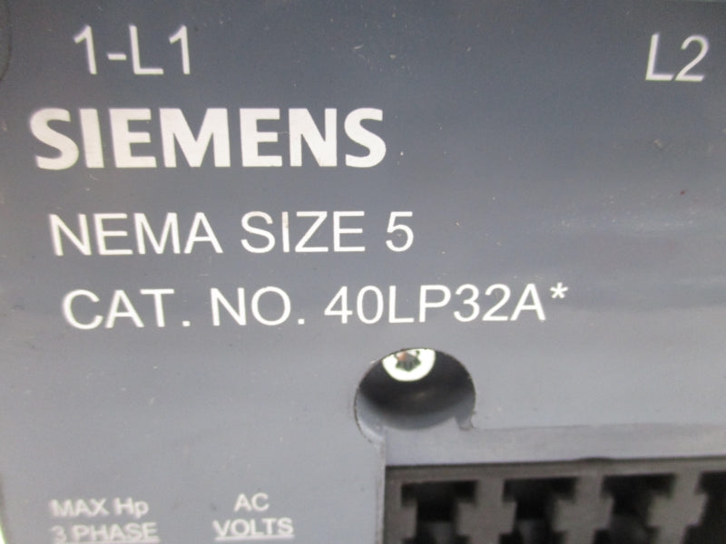 SIEMENS 40LP32AJ SER. A 24V NSMP