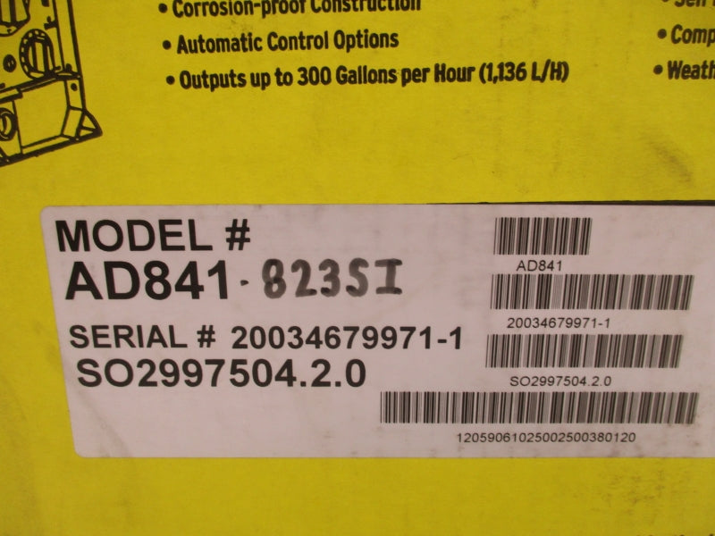 LMI AD481-823SI 95/240V 1.40A 250PSI NSMP