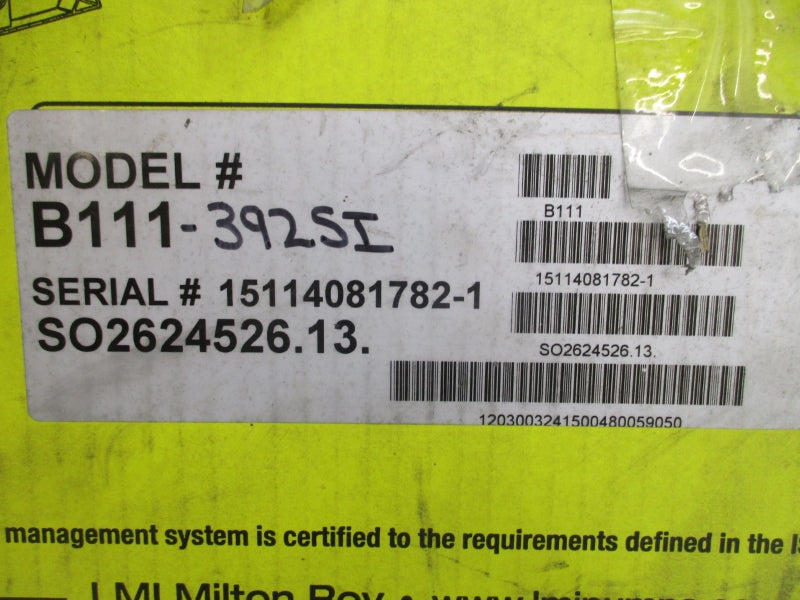 LMI B111-3925SI 120VAC 1.50A 150PSI NSMP