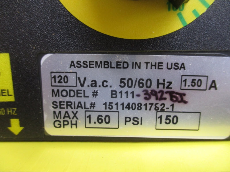 LMI B111-3925SI 120VAC 1.50A 150PSI NSMP