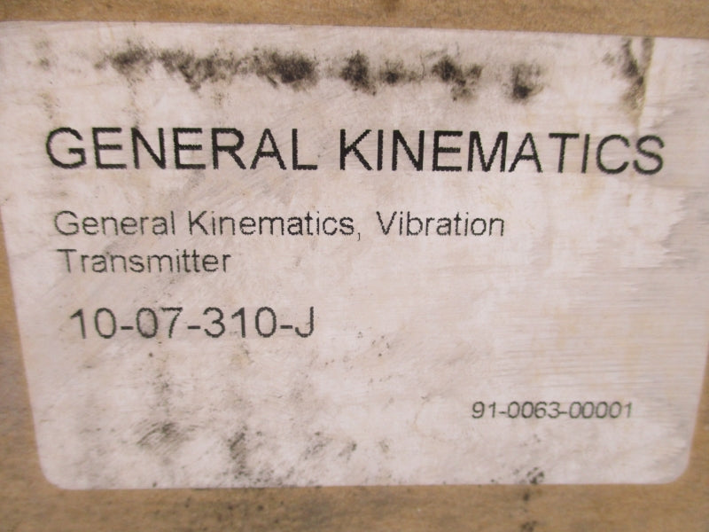 GENERAL KINEMATICS 10-07-310-J T100 24VDC NSMP