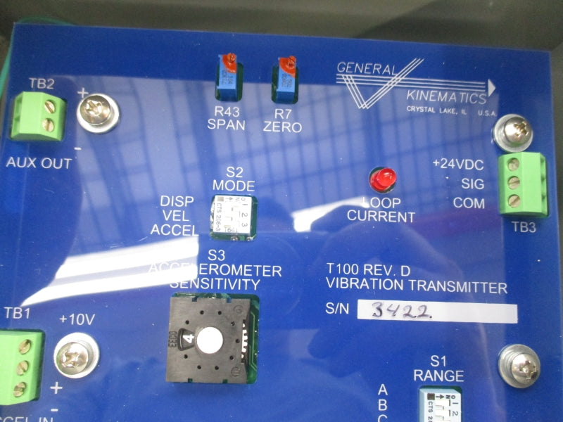 GENERAL KINEMATICS 10-07-310-J T100 24VDC NSMP