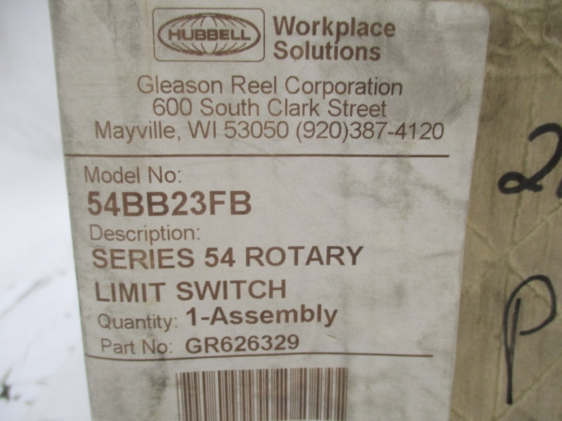 HUBBELL 54BB23FB GR626329 600VAC NSMP