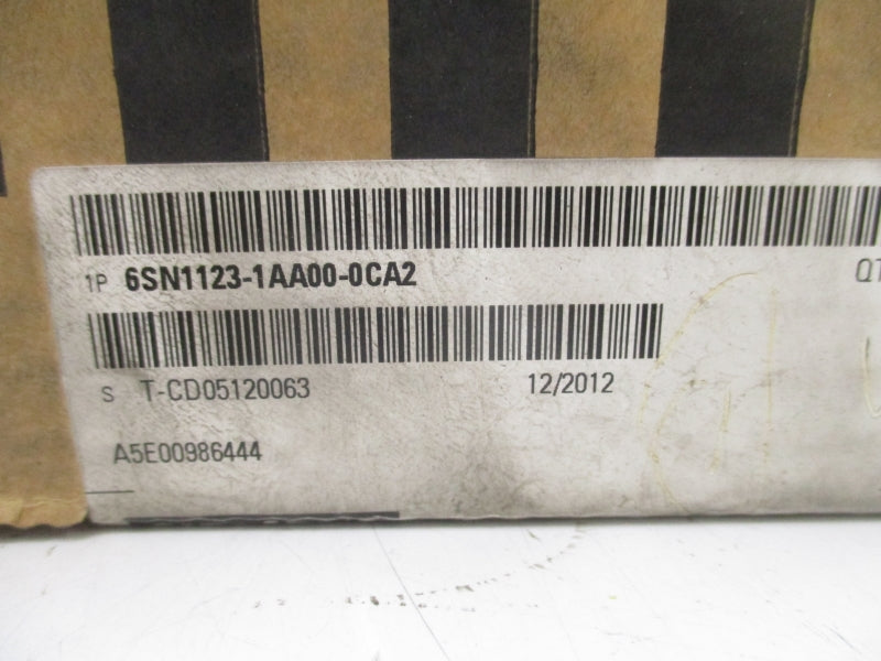 SIEMENS 6SN1123-1AA00-0CA2 NSFS