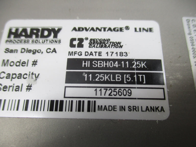 HARDY PROCESS SOLUTIONS HISBH04-11.25K HISBH04-11250 20' NSMP